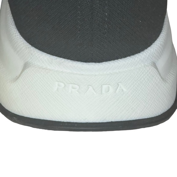 Prada Black And White Sock Shoe - Picture 5 of 5